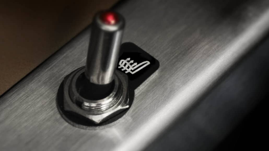 Stainless Trim and Heated Seat Switch