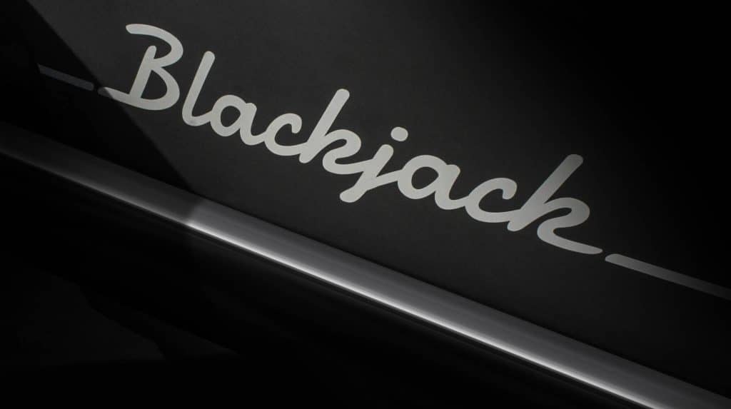 Blackjack Schriftzüge