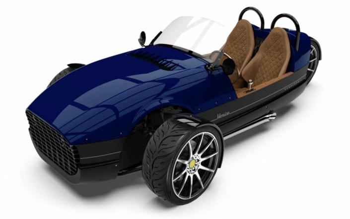 High front view of the Venice GTS in Royal Blue Exterior